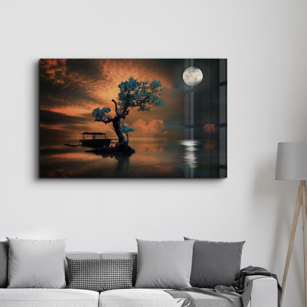 Autres décorations murales - Life Of Tree | Glass Wall Art - ARTDESIGNA