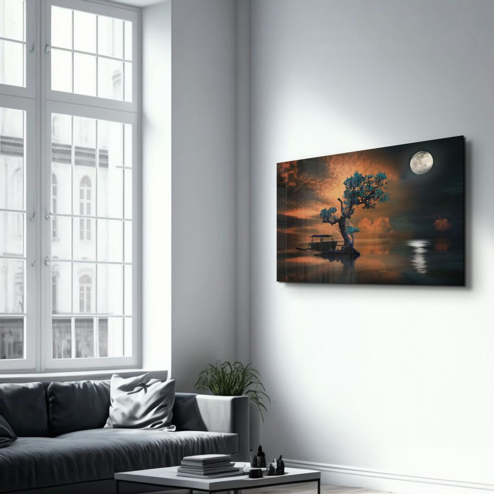 Autres décorations murales - Life Of Tree | Glass Wall Art - ARTDESIGNA