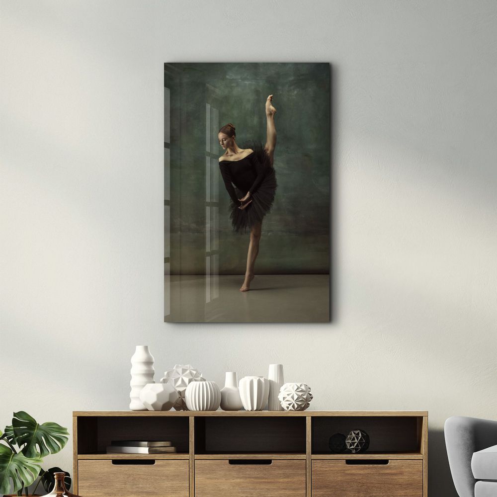 Other wall decoration - Ballerina V1 | Glass Wall Art - ARTDESIGNA