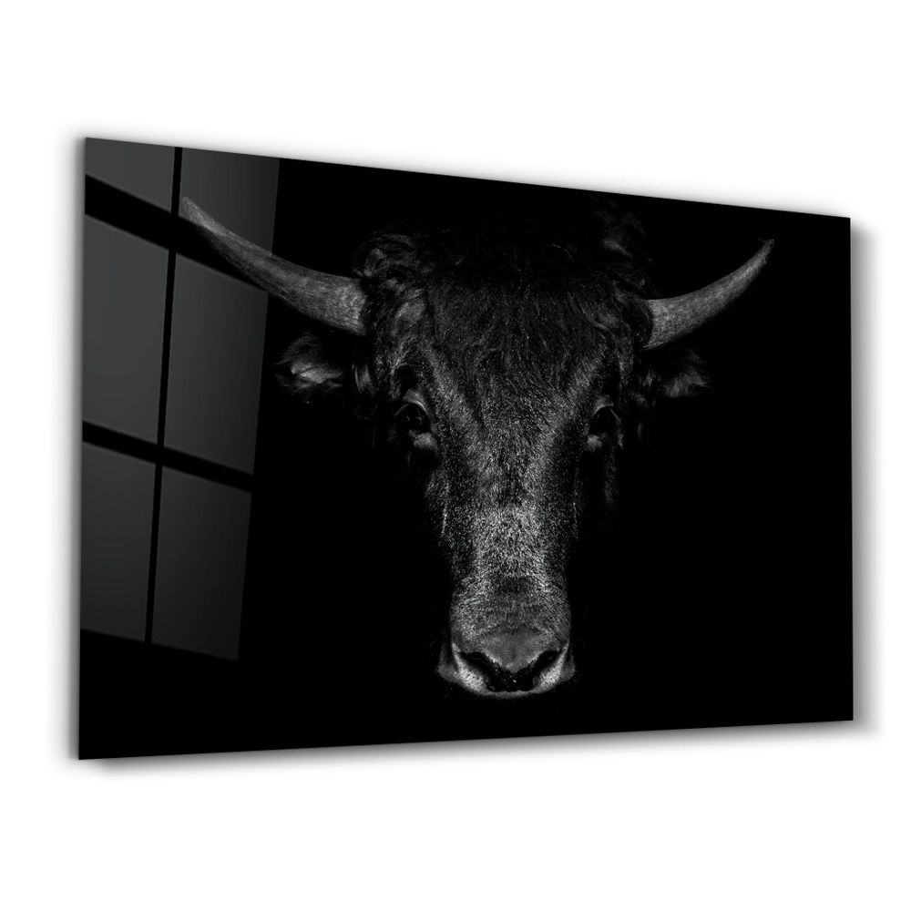 Autres décorations murales - The Bull | Glass Wall Art - ARTDESIGNA