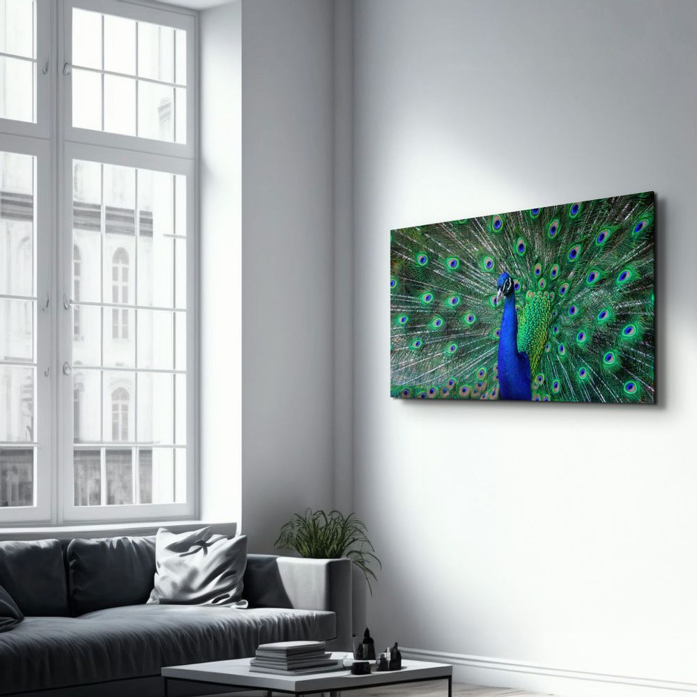 Other wall decoration - The Peacock | Glass Wall Art - ARTDESIGNA
