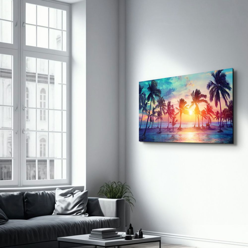 Other wall decoration - Palm Trees | Glass Wall Art - ARTDESIGNA