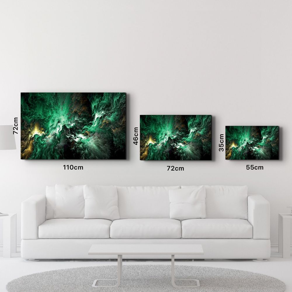 Other wall decoration - Myth of The Sky Green Version | Glass Wall Art - ARTDESIGNA