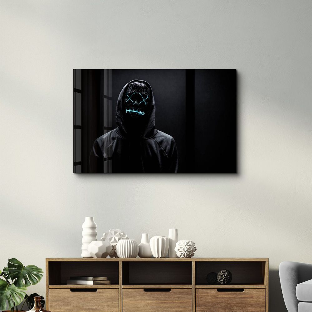 Autres décorations murales - The X Eyes V1 | GLASS WALL ART - ARTDESIGNA