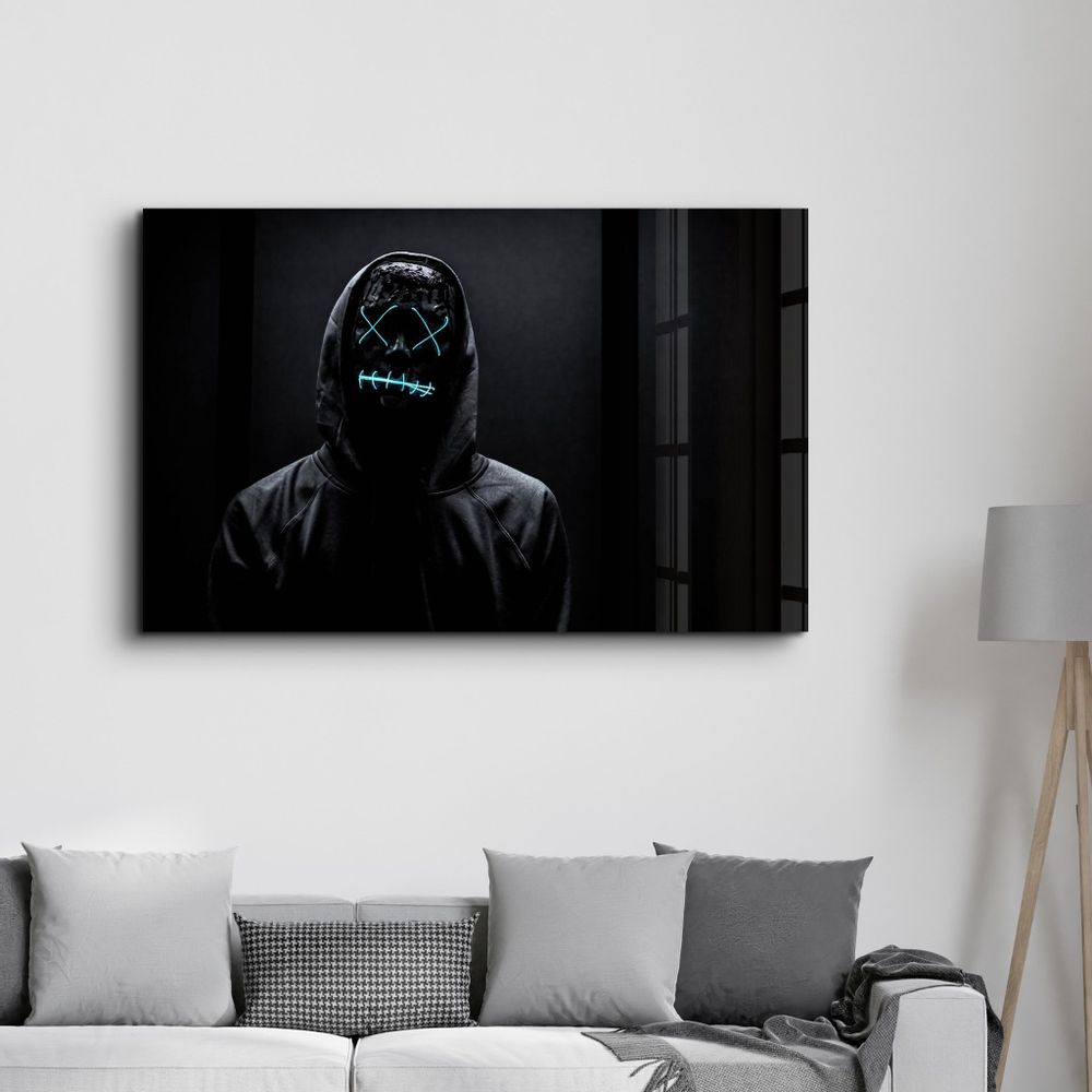 Autres décorations murales - The X Eyes V1 | GLASS WALL ART - ARTDESIGNA