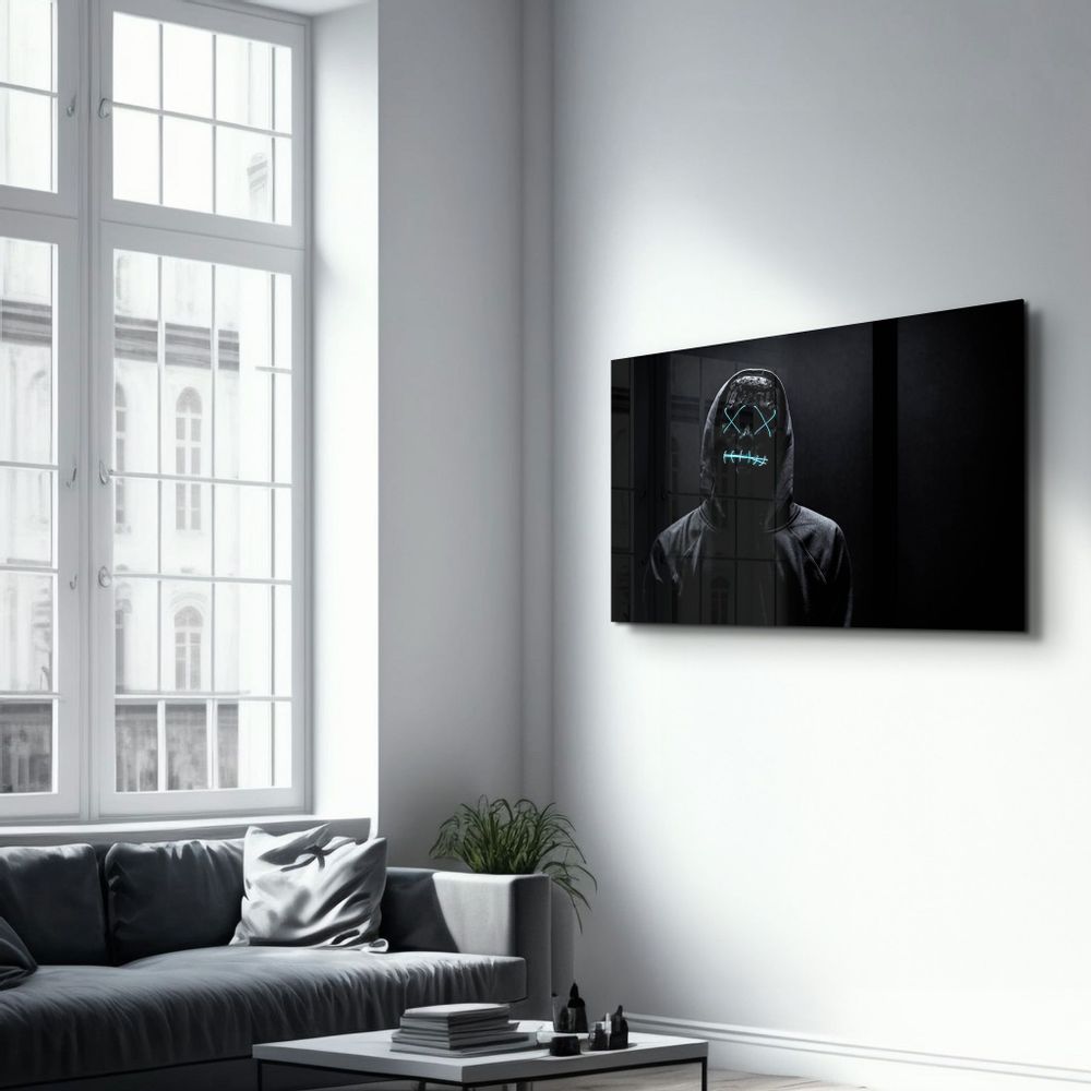 Autres décorations murales - The X Eyes V1 | GLASS WALL ART - ARTDESIGNA