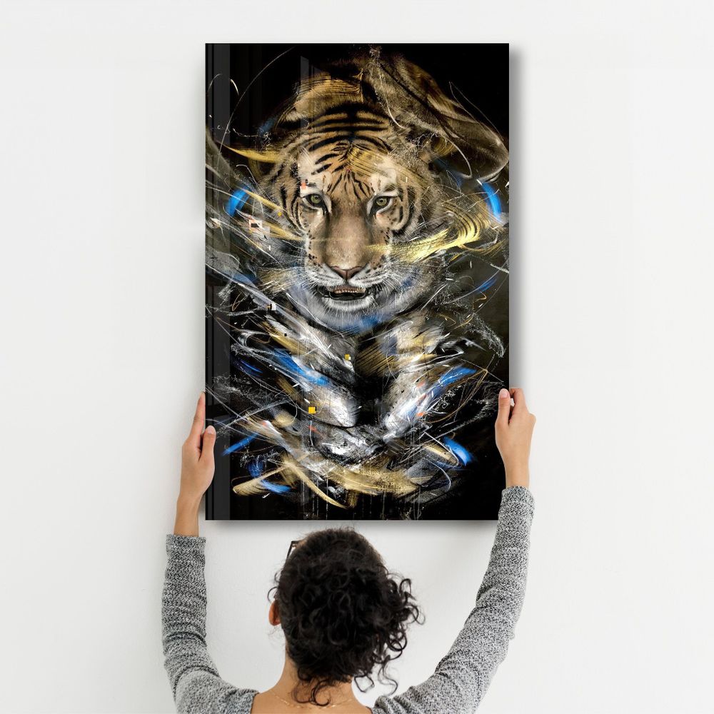 Other wall decoration - Tiger 5| GLASS WALL ART - ARTDESIGNA