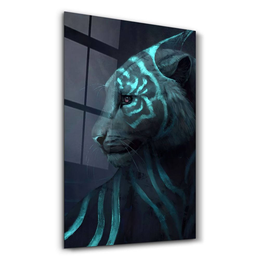 Autres décorations murales - Tiger | GLASS WALL ART - ARTDESIGNA