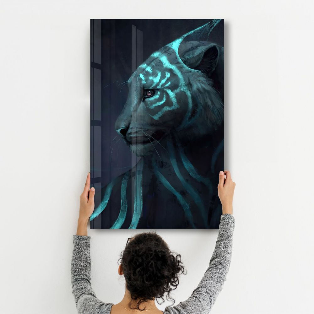 Autres décorations murales - Tiger | GLASS WALL ART - ARTDESIGNA