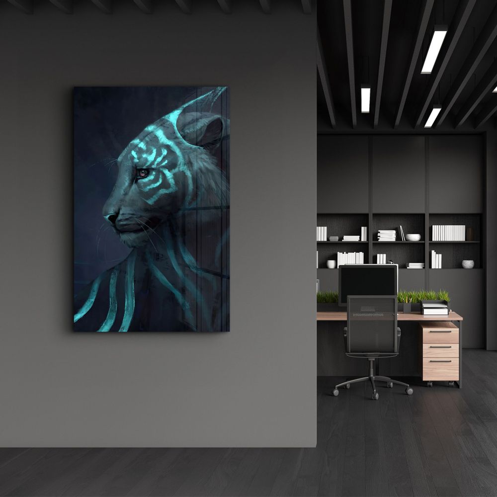 Autres décorations murales - Tiger | GLASS WALL ART - ARTDESIGNA
