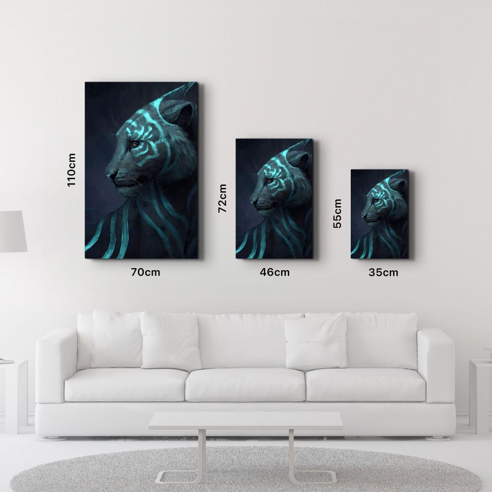 Autres décorations murales - Tiger | GLASS WALL ART - ARTDESIGNA