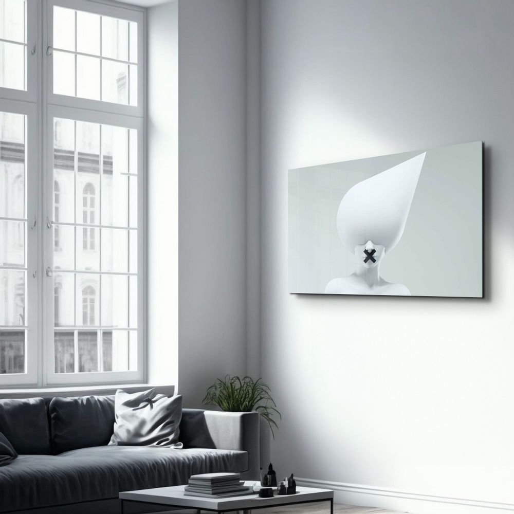 Autres décorations murales - Supra Round Heads V2 | Designer's Collection Glass Wall Art - ARTDESIGNA