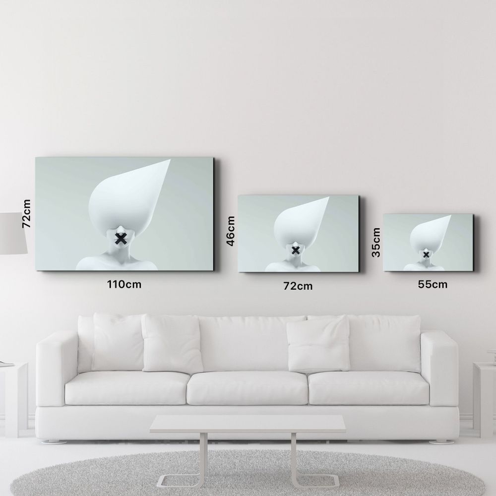 Autres décorations murales - Supra Round Heads V2 | Designer's Collection Glass Wall Art - ARTDESIGNA