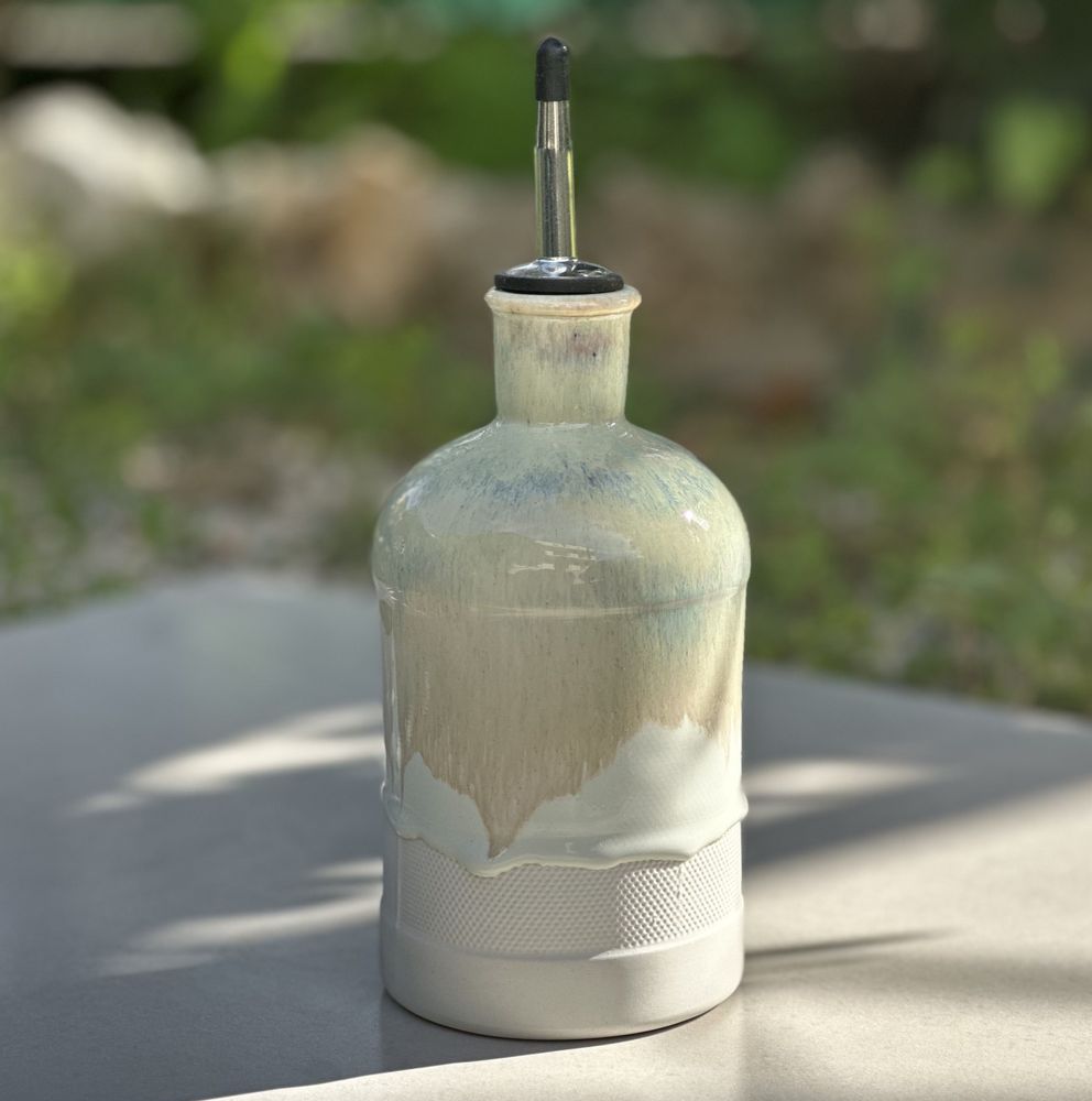 Ceramic - PORCELAIN BOTTLE - ON THE BEACH - DI VINCENZO POUJOULA