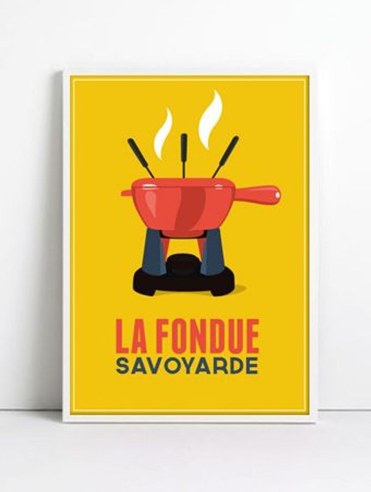 Affiches - La Fondue - COSYNÉVÉ - MOUNTAIN POSTERS
