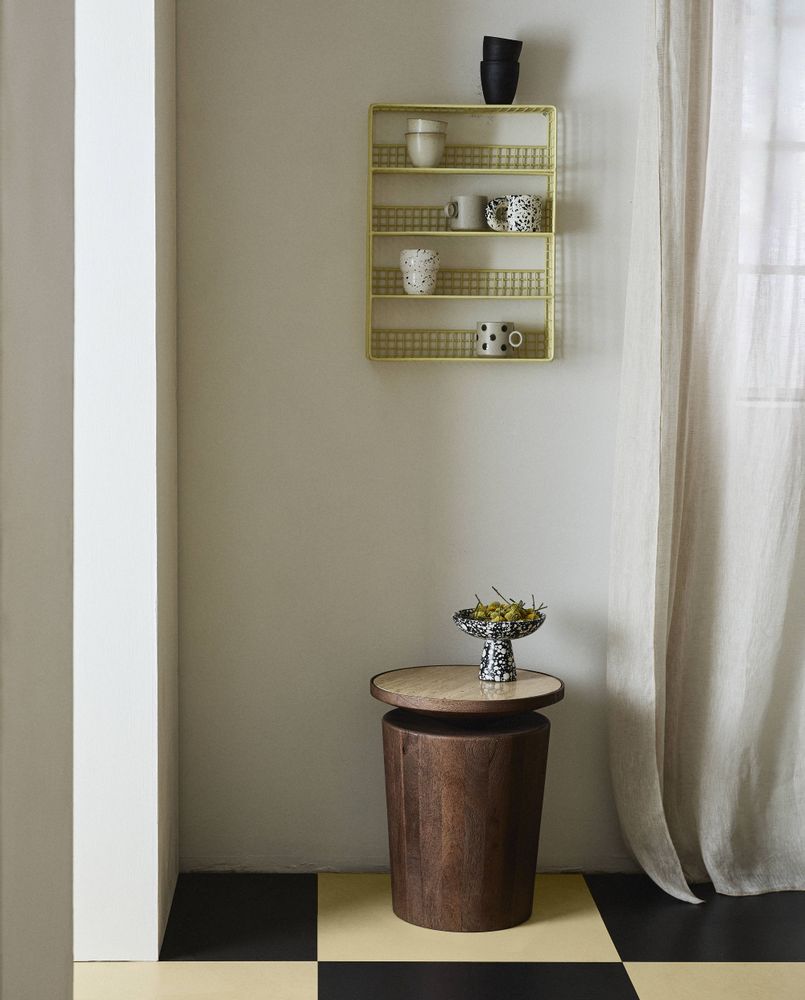 Autres tables - Table d'appoint KWANDO avec plateau en travertin - nature - NORDAL