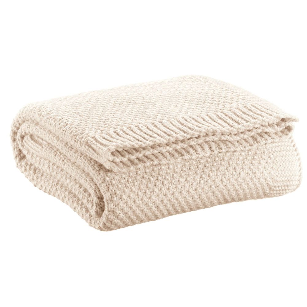 Throw blankets - Danilo recycled knit plaid - MAISON VIVARAISE – SDE VIVARAISE WINKLER