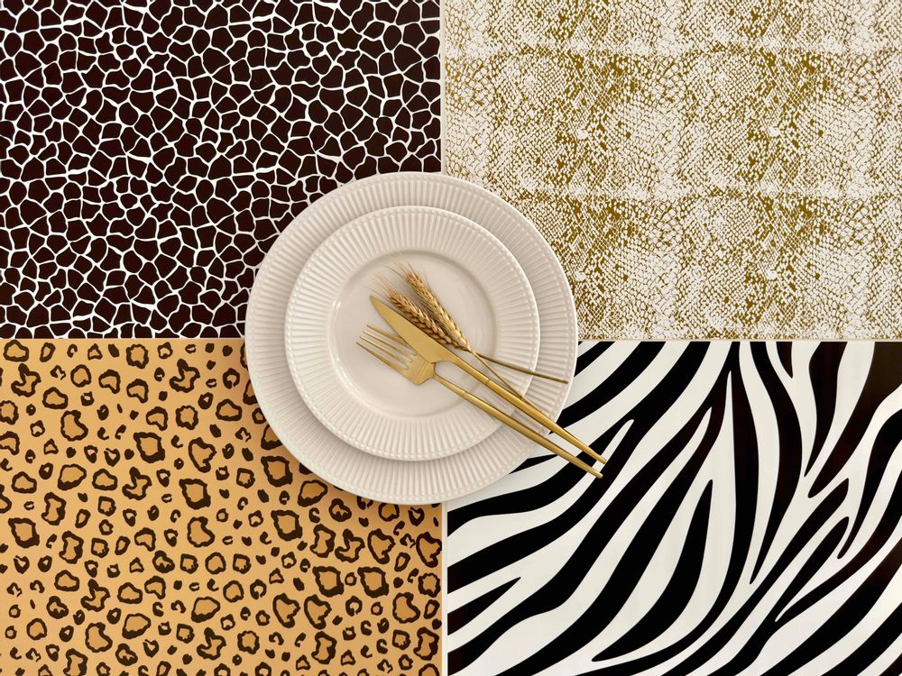 Design objects - Placemat  Wild Zebra - MA CHÉRIE MON AMOUR