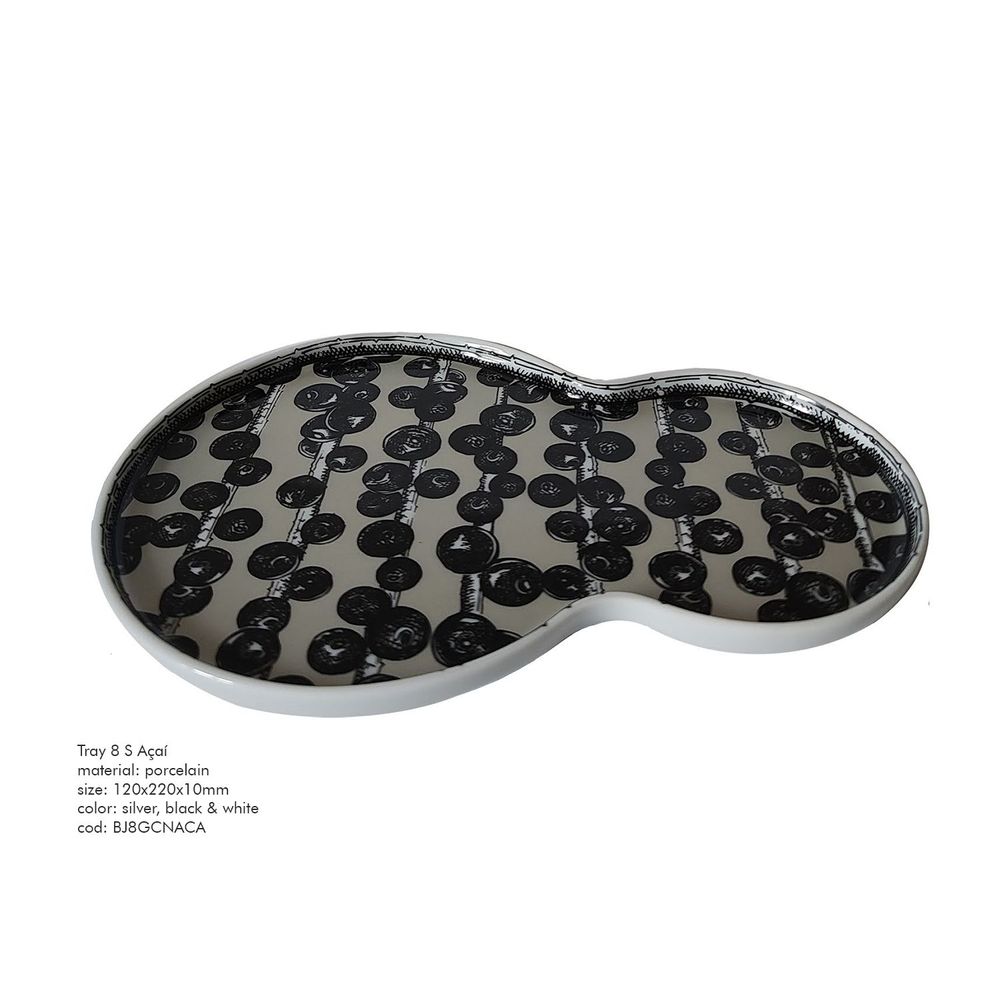 Design objects - Set of 4 pieces with ''Açaí'' prints to your toilet: - STUDIO CRIS AZEVEDO