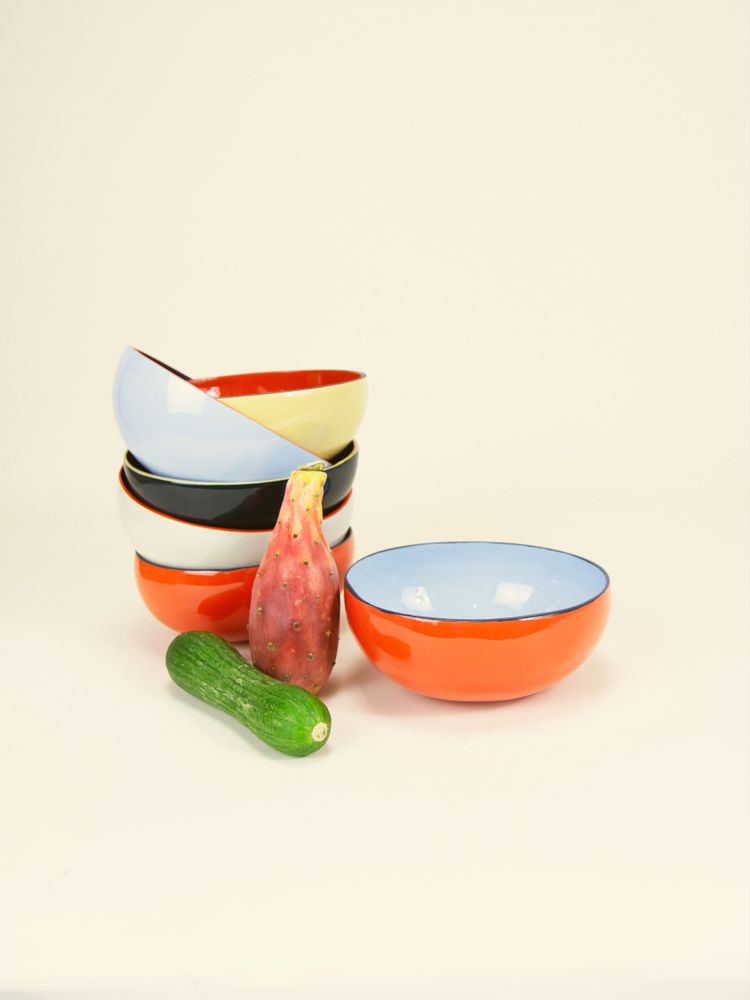 Decorative objects - Set of 6 coconut and lacquer bowls - L INDOCHINEUR X RIVÊT