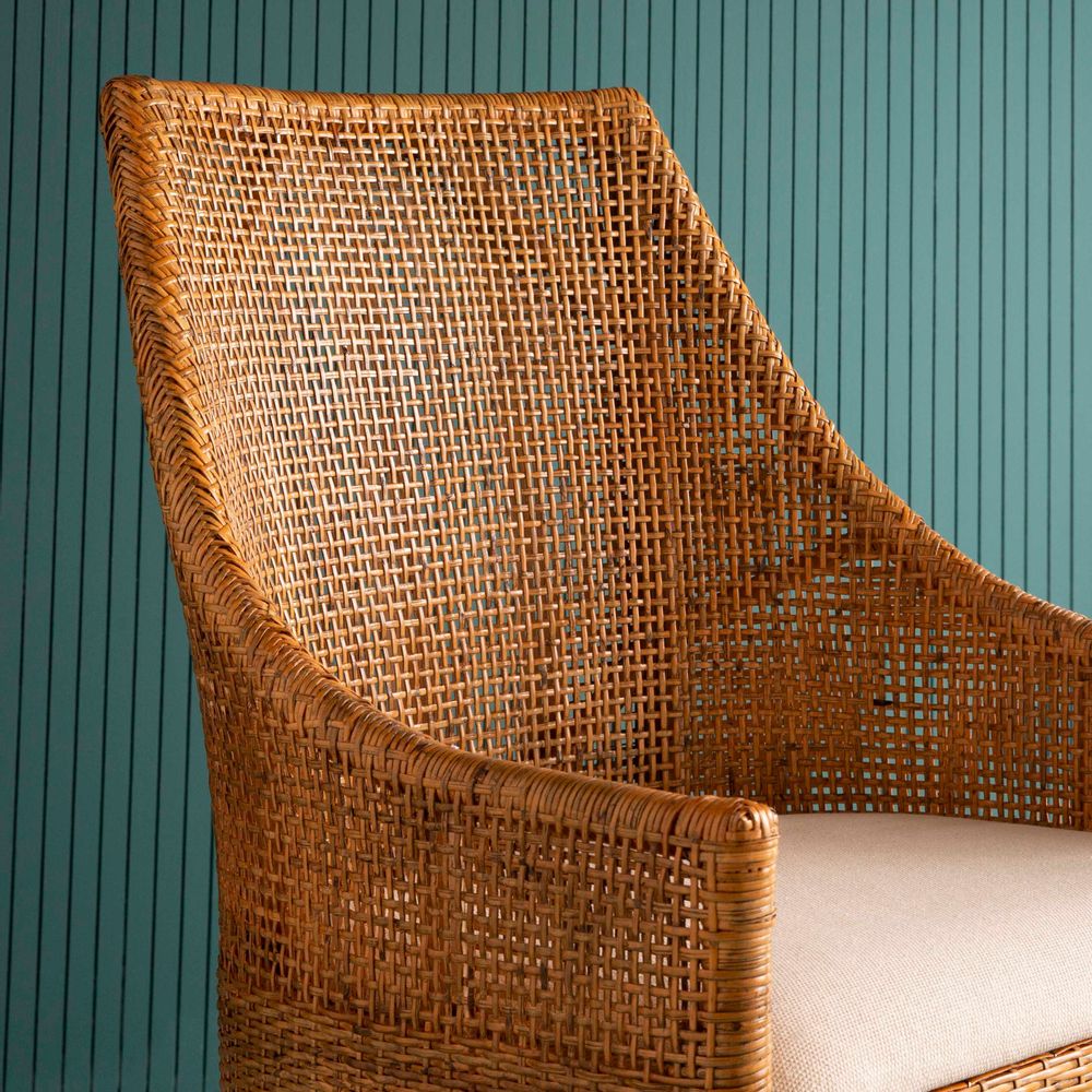 Chairs - Julie ratan chair - SIGNATURE MOBILIER ET DÉCORATION