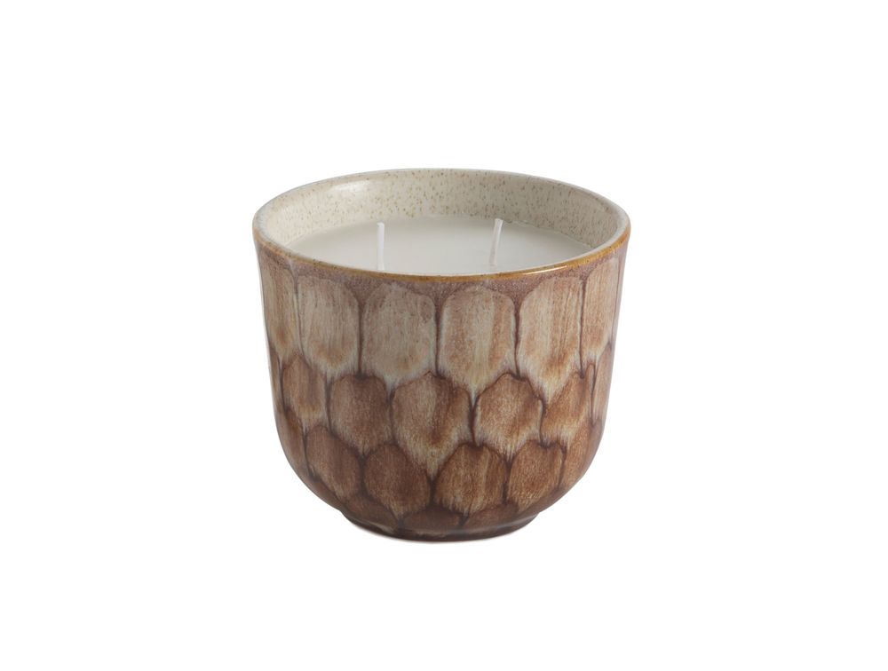 Candles - AX24026 Turtle ceramic candle Ø11x9.5 cm - ANDREA HOUSE