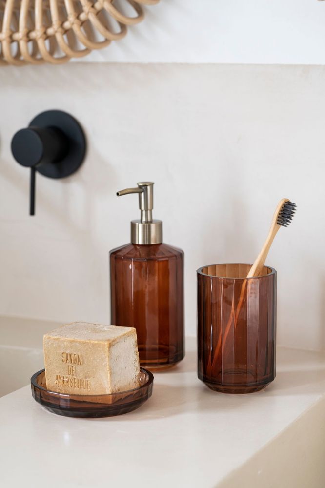 Rangements pour salle de bain - BA24103 Porte-brosse à dents 7,5x11,5 cm - ANDREA HOUSE