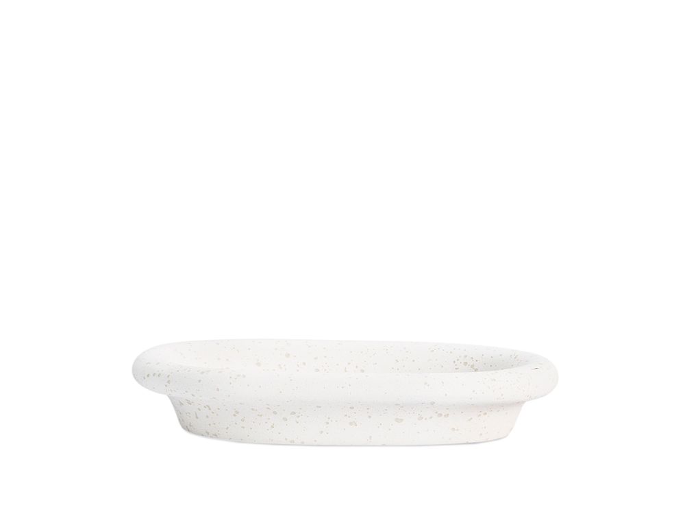 Soap dishes - BA24501 Dolomite Soap Dish 13.5X9X2.5Cm - ANDREA HOUSE