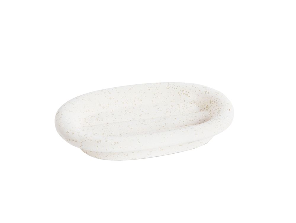 Soap dishes - BA24501 Dolomite Soap Dish 13.5X9X2.5Cm - ANDREA HOUSE