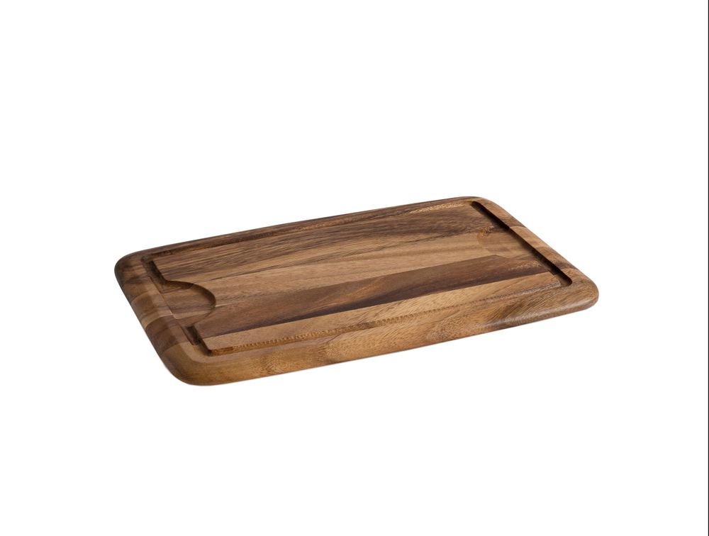 Couverts & ustensiles de cuisine - CC24016 Planche à découper en bois d'acacia 24x36x2 cm - ANDREA HOUSE
