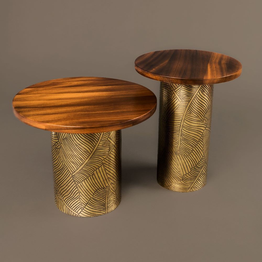 Autres tables - Table d'appoint Empreintes 6 - ATELIER LANDON