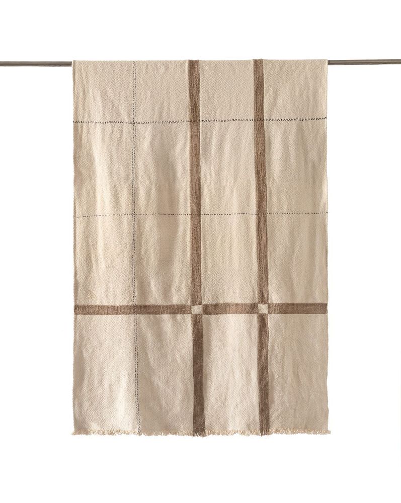 Throw blankets - Sienna cotton throw - NEEM LIVING
