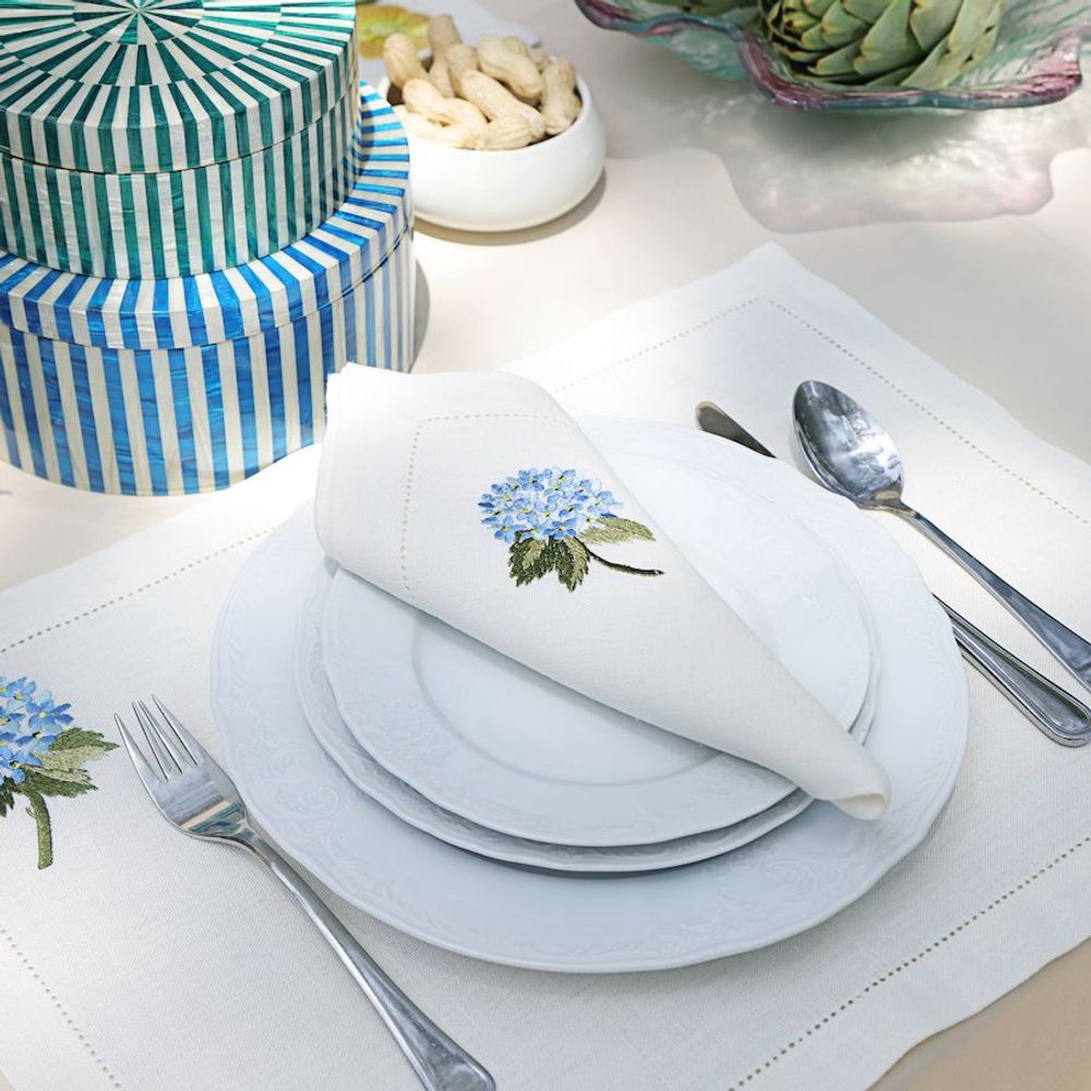 Placemats - Mini Flowers Blue Placemat set of 2 - HYA CONCEPT STORE