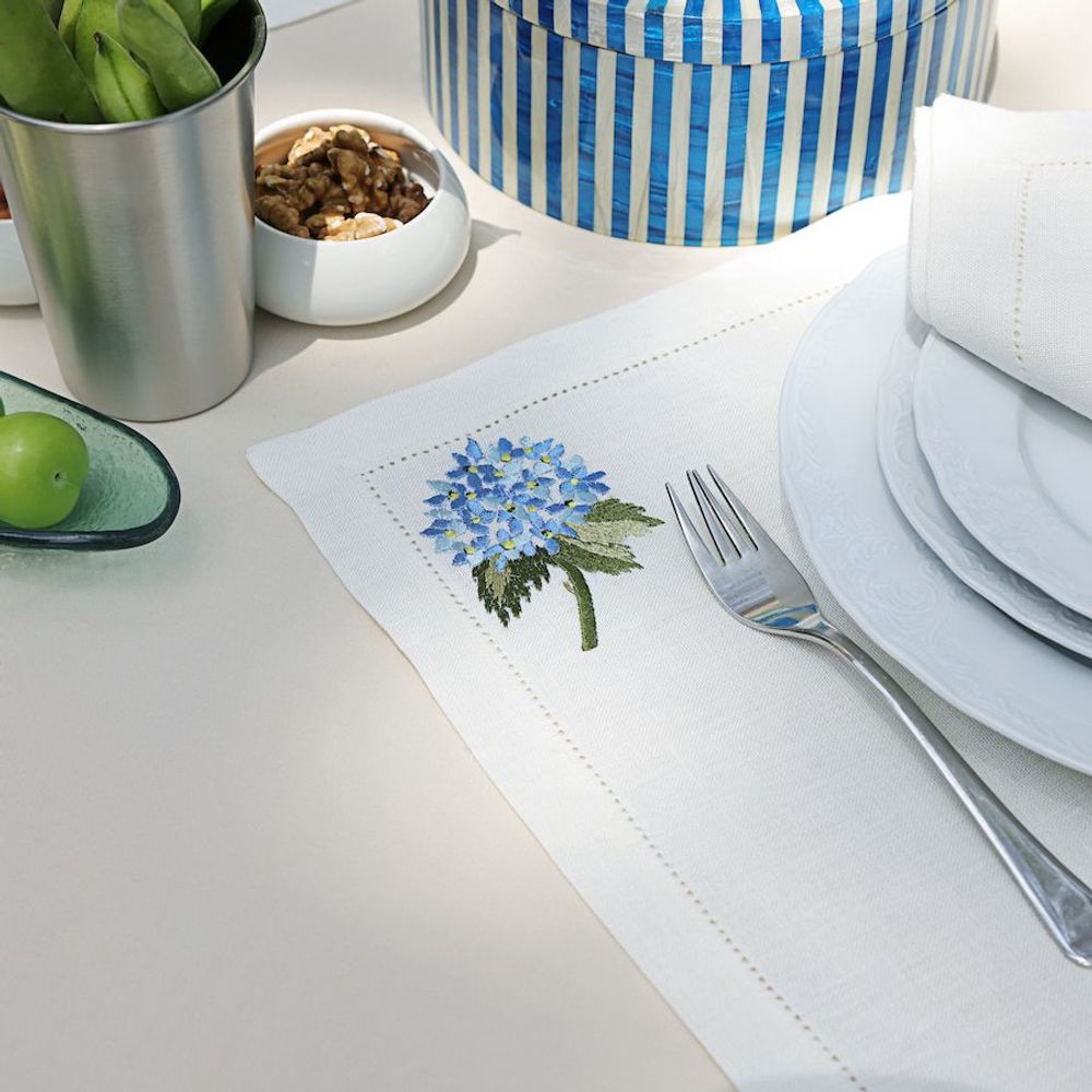Placemats - Mini Flowers Blue Placemat set of 2 - HYA CONCEPT STORE