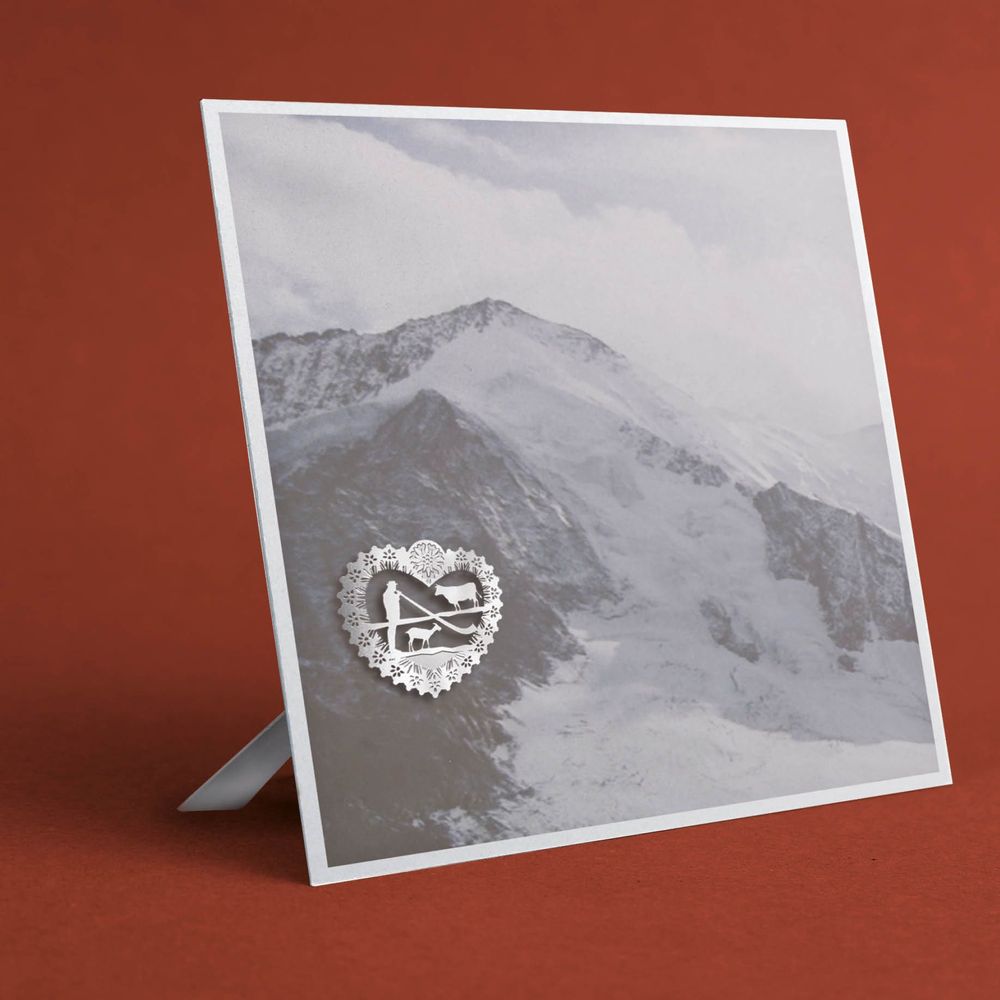 Gifts - Set of 12 metal photo holders - Switzerland - TOUT SIMPLEMENT,