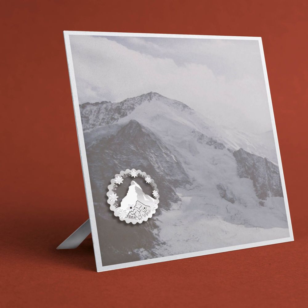 Gifts - Set of 12 metal photo holders - Switzerland - TOUT SIMPLEMENT,
