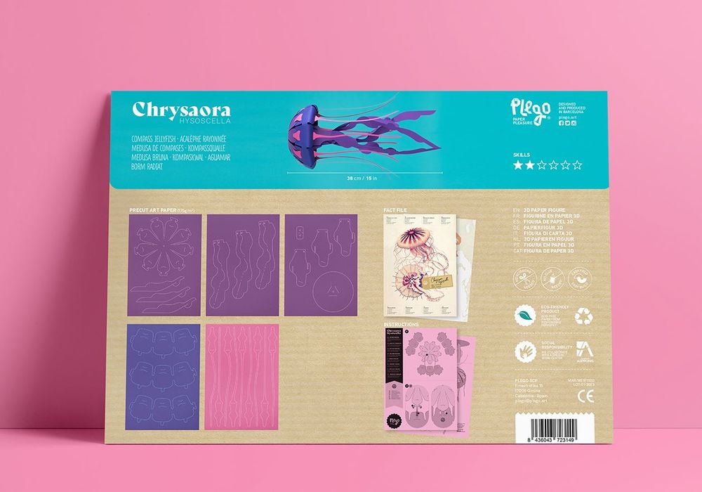 Children's arts and crafts - Chrysaora hysoscella - PLEGO