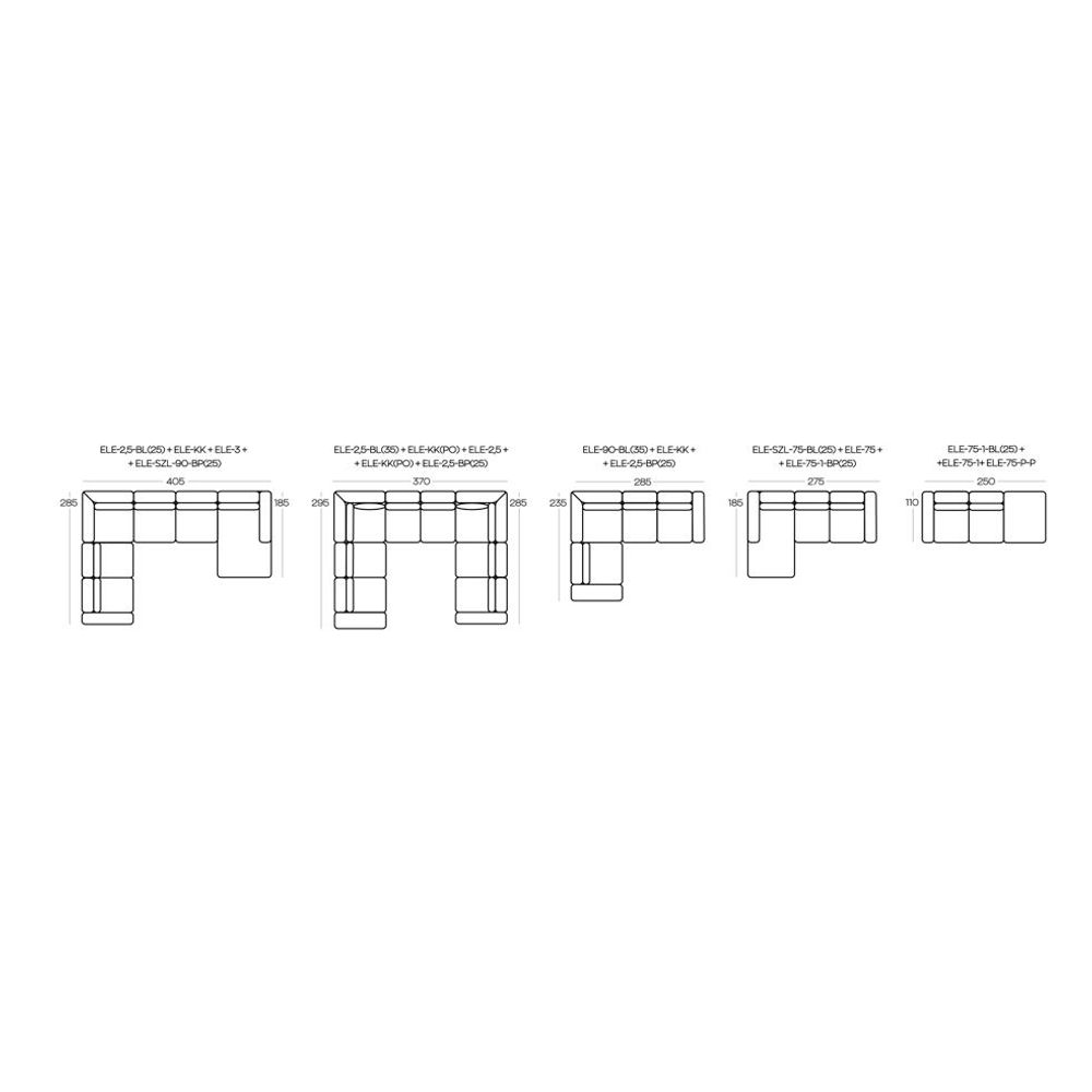 Canapés - Man | Canapé modulable - SOFAFROM.COM
