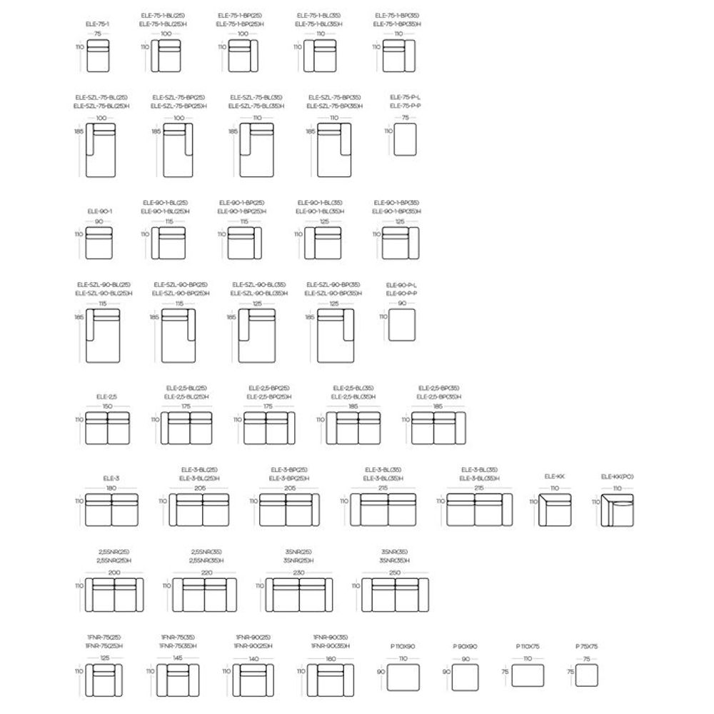Canapés - Man | Canapé modulable - SOFAFROM.COM