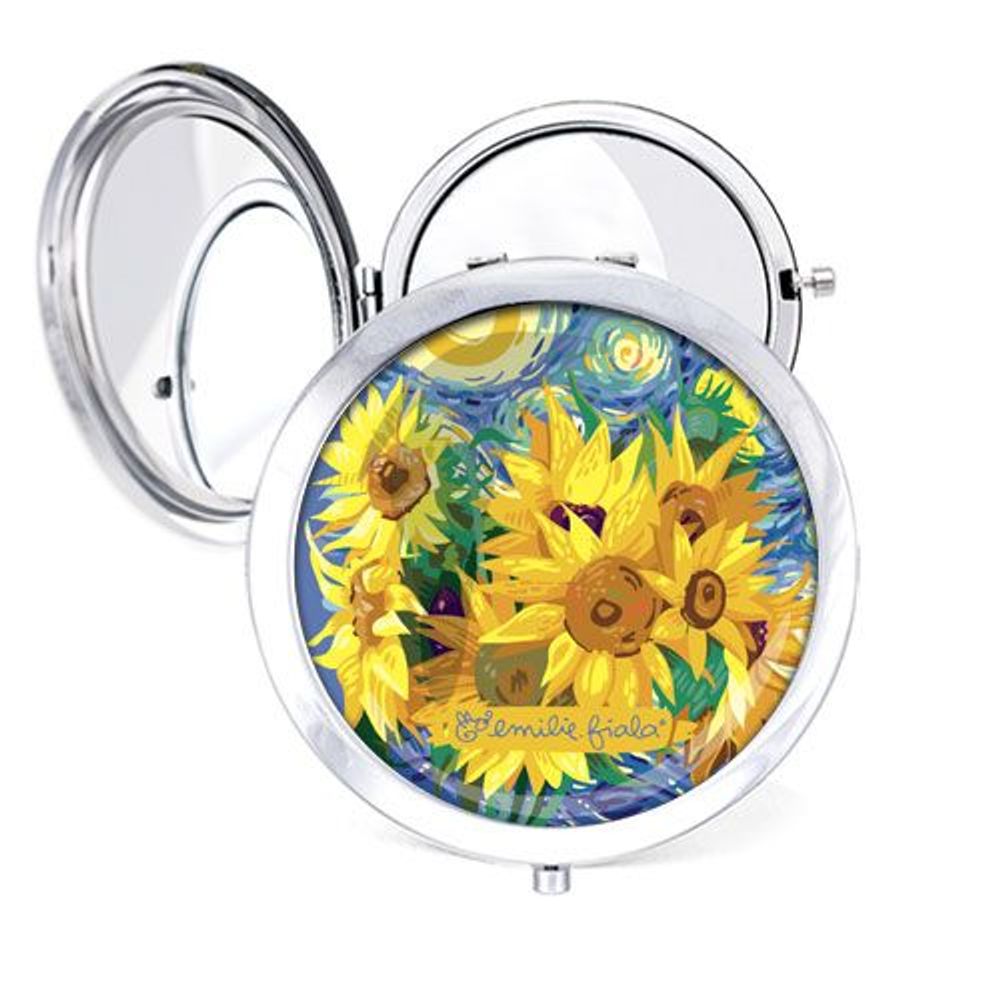 Mirrors - Pocket mirror Van Gogh - Silver - LES JOLIES D'EMILIE