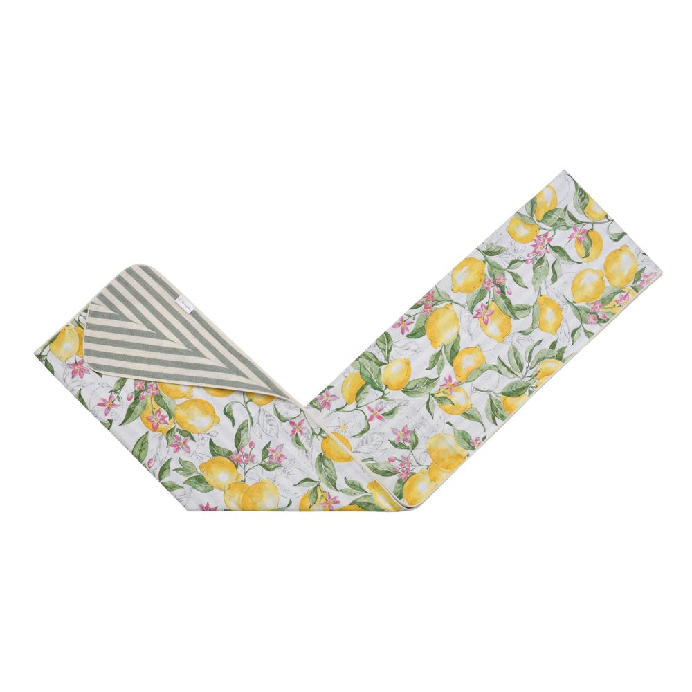 Linge de table textile - Sets de table both sided Lemonade & Stripes - 4 pièces - ROSEBERRY HOME