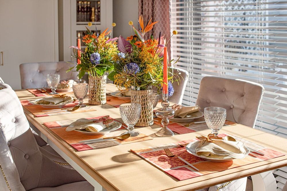 Table linen - Runner Orange Symphony 50x150 - ROSEBERRY HOME