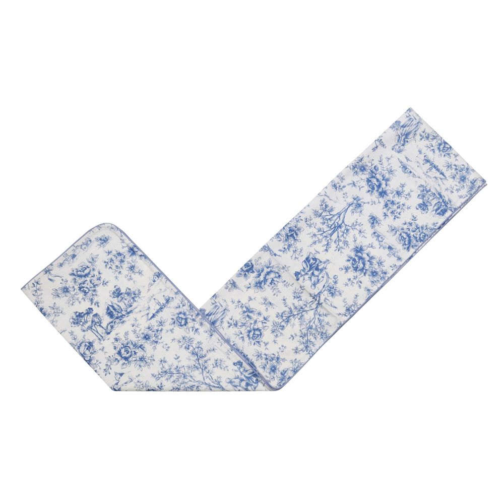 Table cloths - Runner Toile de Jouy Blue 50x150 - ROSEBERRY HOME