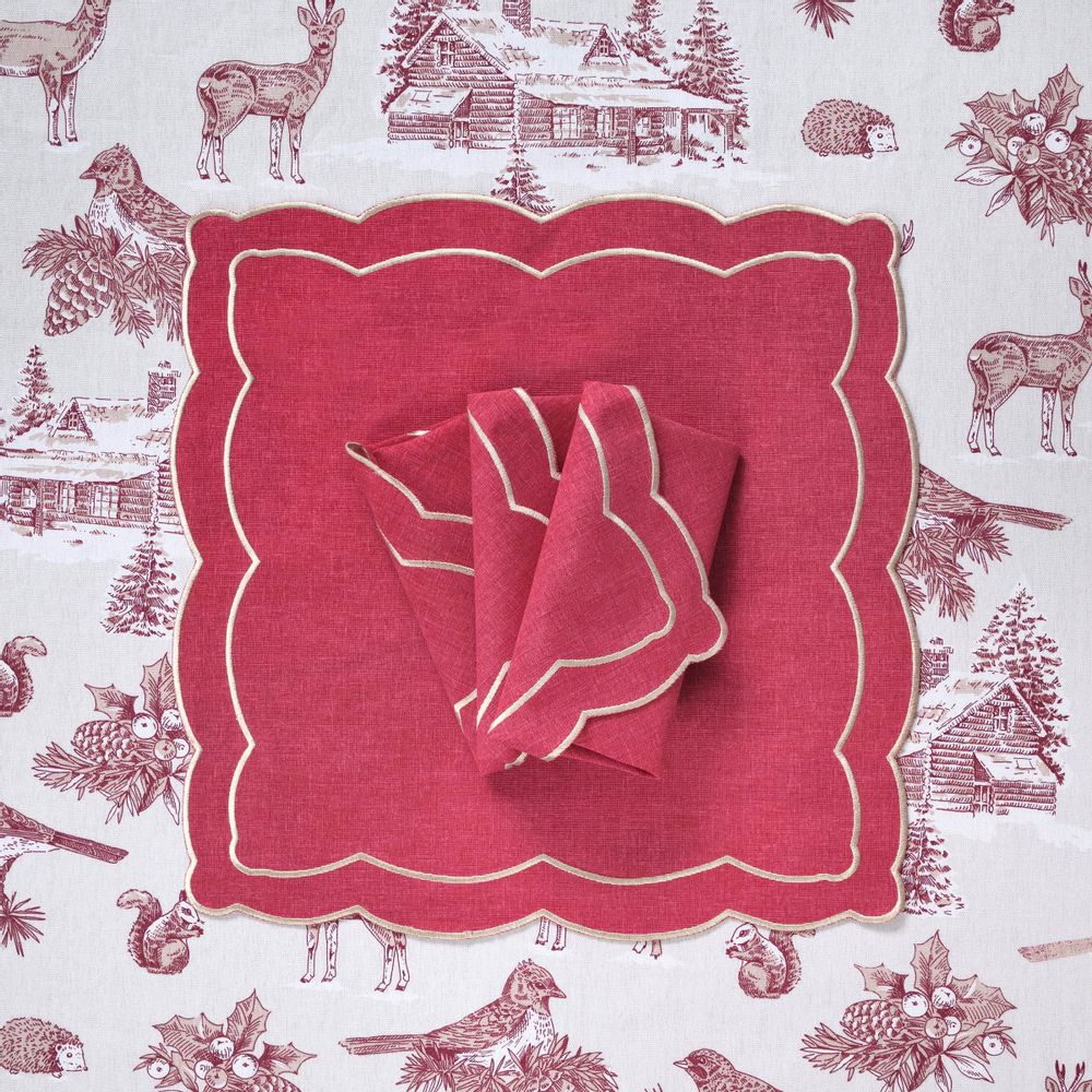 Table linen - Placemats Glen Check - 6 pieces - ROSEBERRY HOME