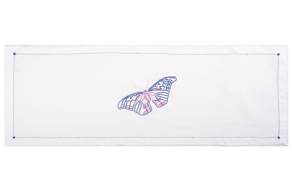 Linge de table textile - Chemin de table Papillon - CAMPANTE