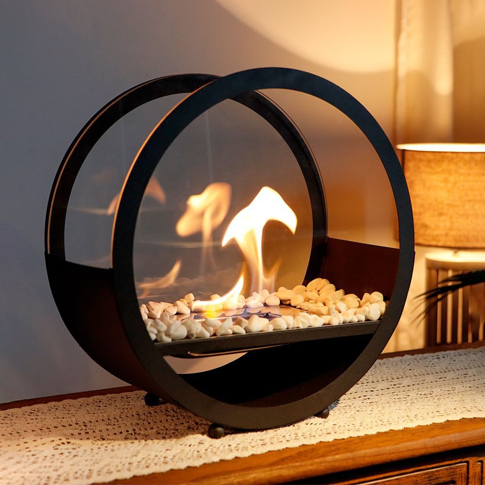 Objets de décoration - Cheminée de table fonctionnant au Bio Ethanol capacité réservoir 130ml - LE COMPTOIR DU NEON