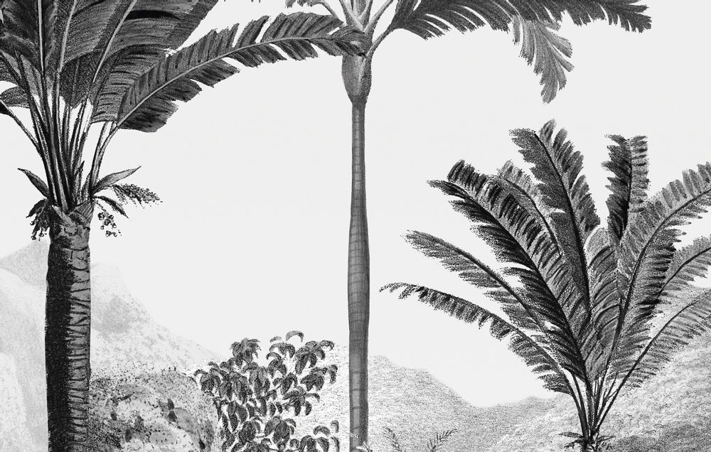 Wallpaper - Paradise Azulejos Panoramic Wallpaper - PARADISIO IMAGINARIUM