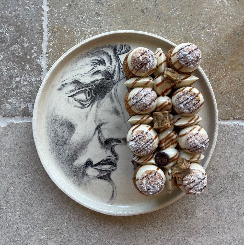 Objets de décoration - ASSIETTE DE PRÉSENTATION - Le David - DI VINCENZO POUJOULA