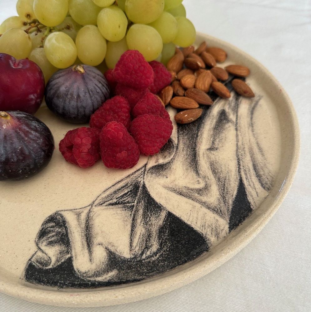 Objets de décoration - ASSIETTE DE PRÉSENTATION - Drapé - DI VINCENZO POUJOULA
