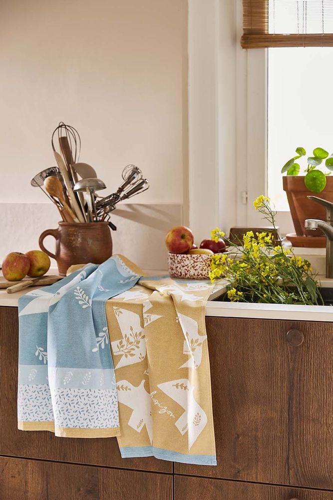 Tea towel - The Poetic Flight - Cotton Jacquard Tea Towel - COUCKE